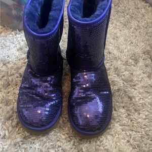 UGG Sequin Purple Winter Boots